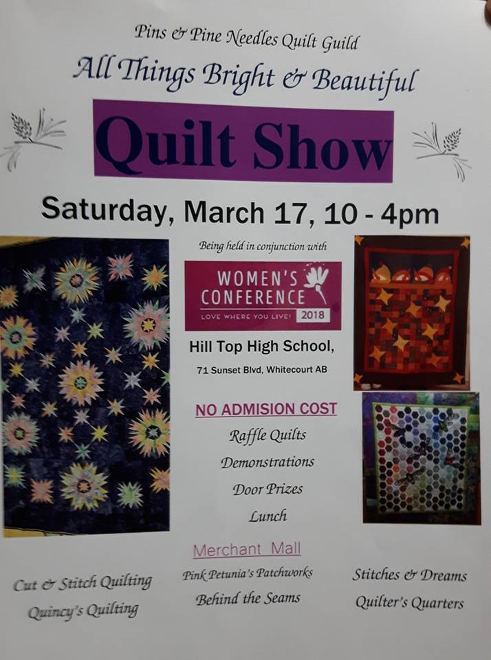 2018 quilt show poster